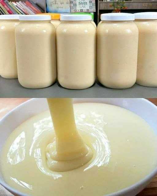 Homemade 2-ingredient condensed milk: delicious and economical
