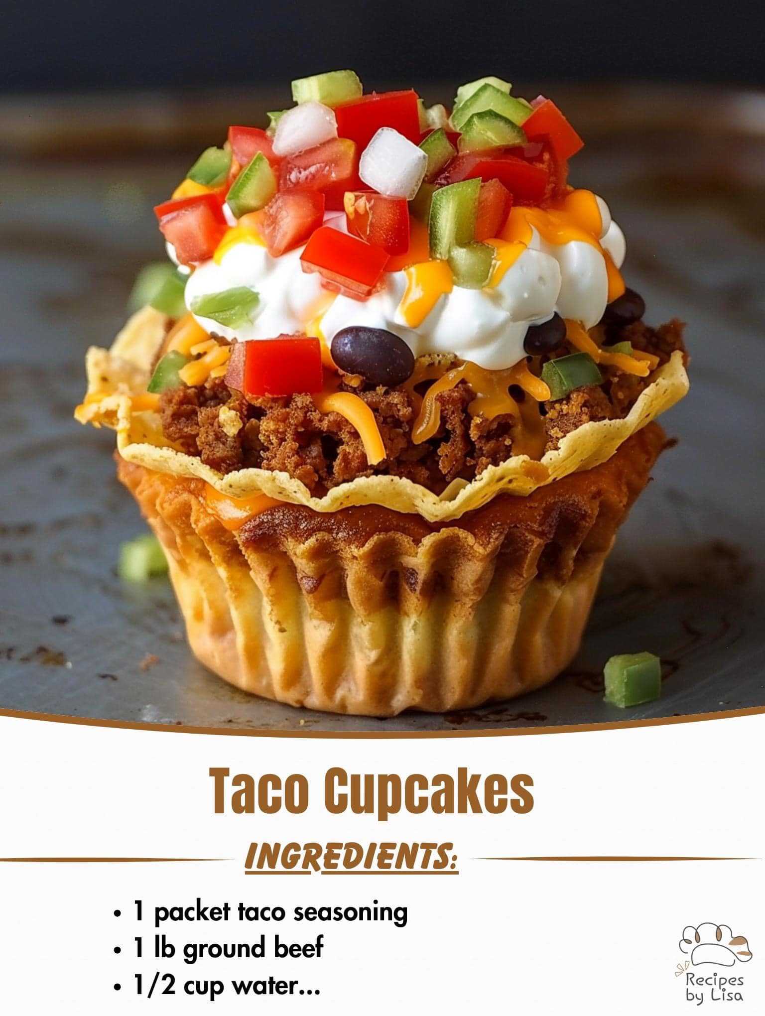Taco Cupcakes Recipe