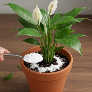 Peace lily, forget about water: water it with this and it will serve you forever