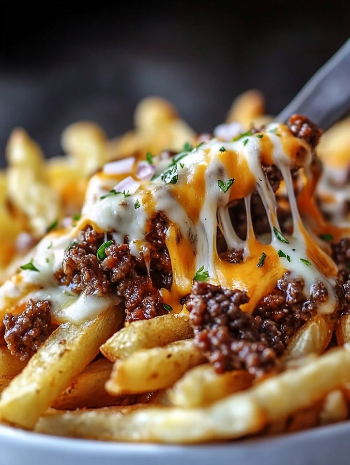 Loaded Cheeseburger Fries