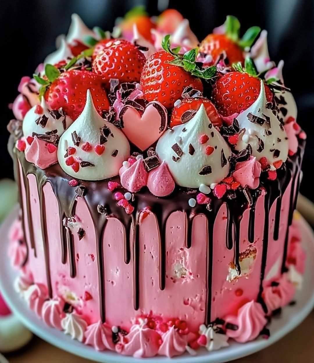 Strawberry Drip Cake A Stunning, Berry-Licious Treat!