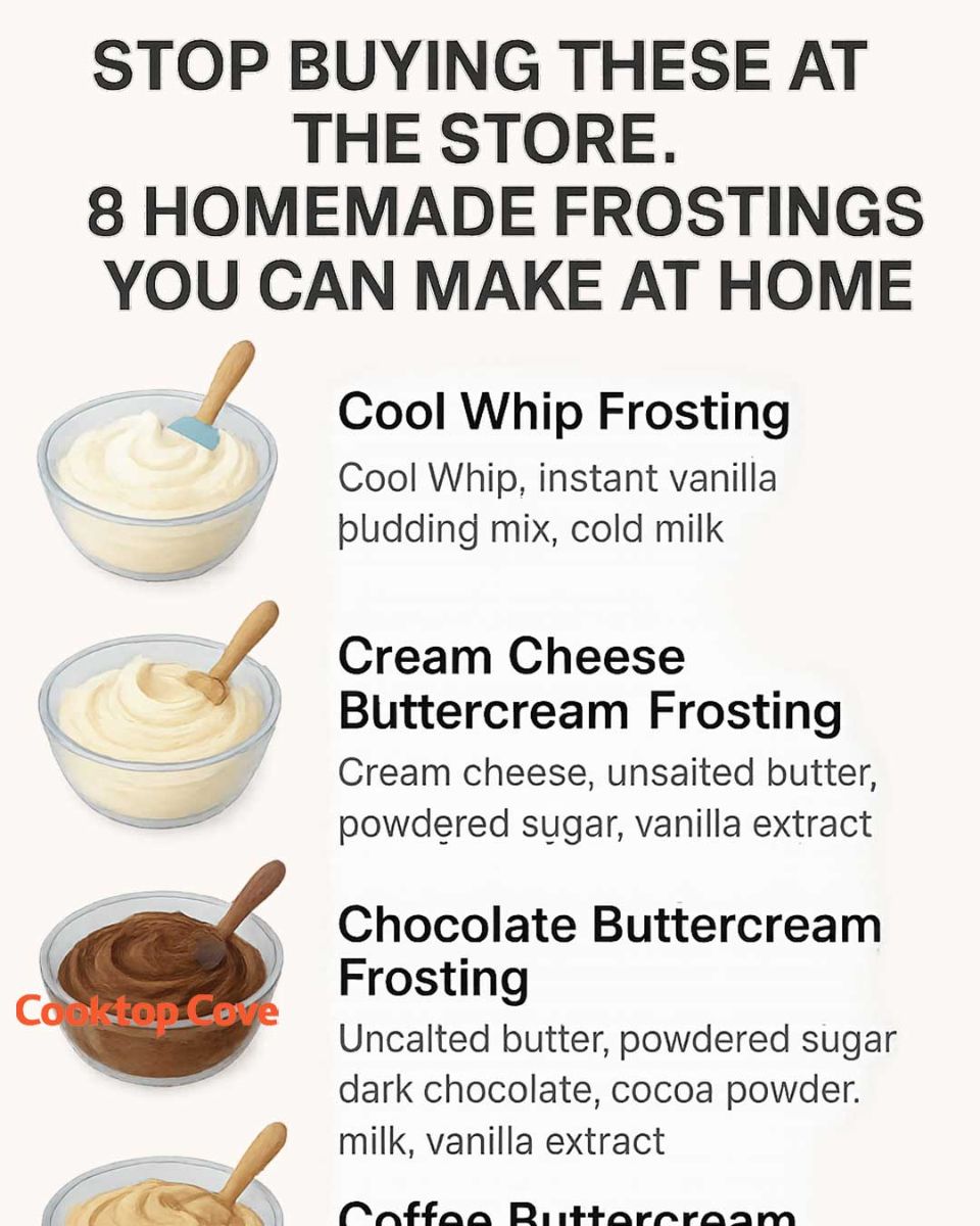 Stop buying these at the store. 8 homemade frostings you can make at home