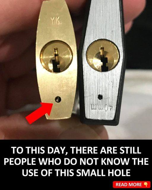 What is That Little Hole At The Bottom of a Padlock For?