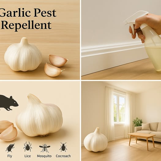 How to use garlic to get rid of pests: rats, flies, lice, bugs, lizards, mosquitoes, cockroaches.