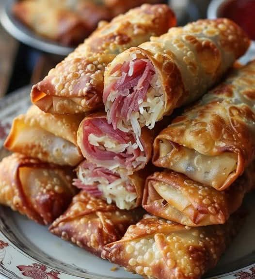 Reuben Egg Rolls Recipe