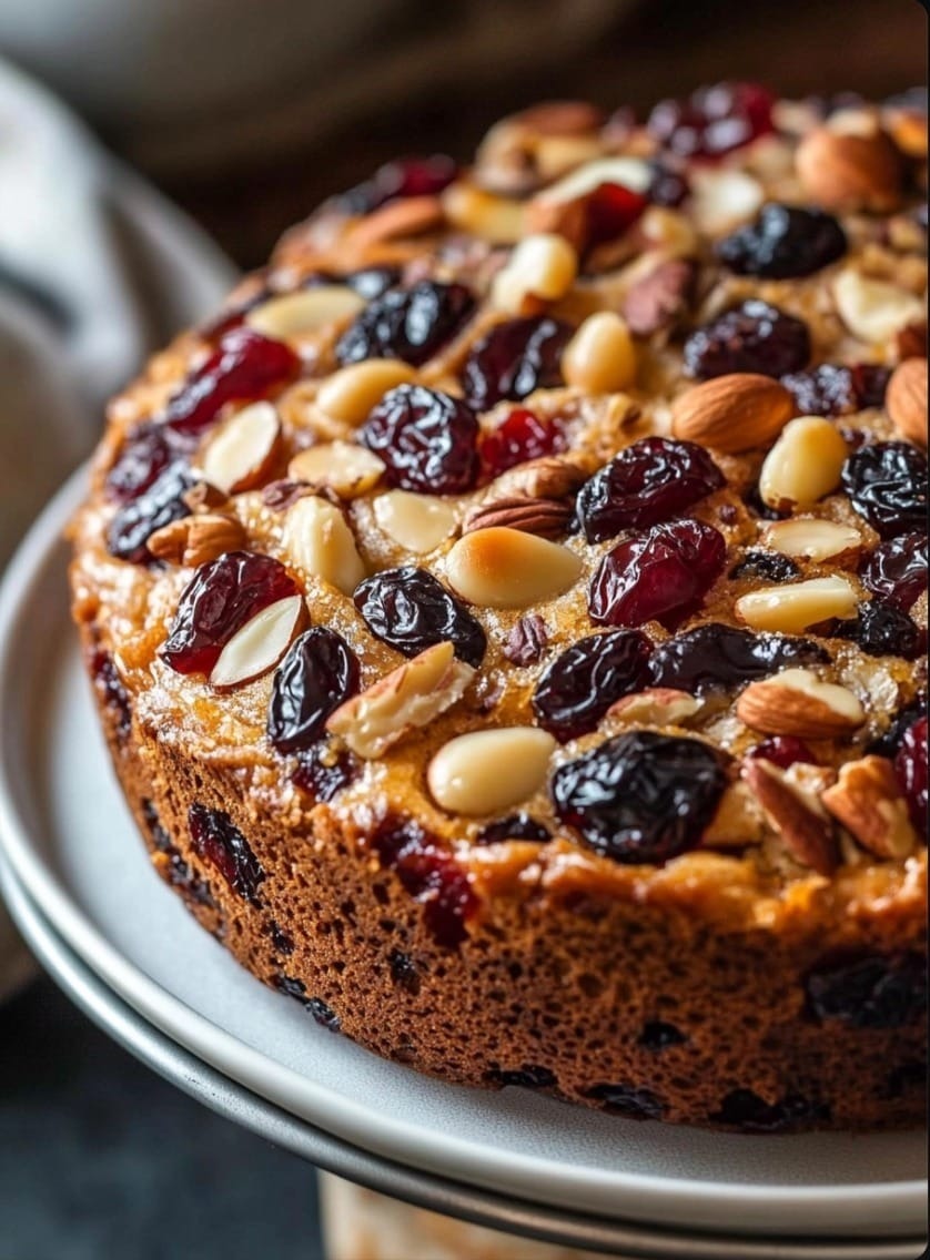 Slow Cooker 4-Ingredient Fruit Cake