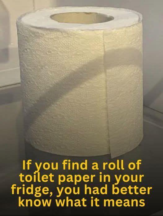 Why People Keep A Roll Of Toilet Paper In Their Fridge