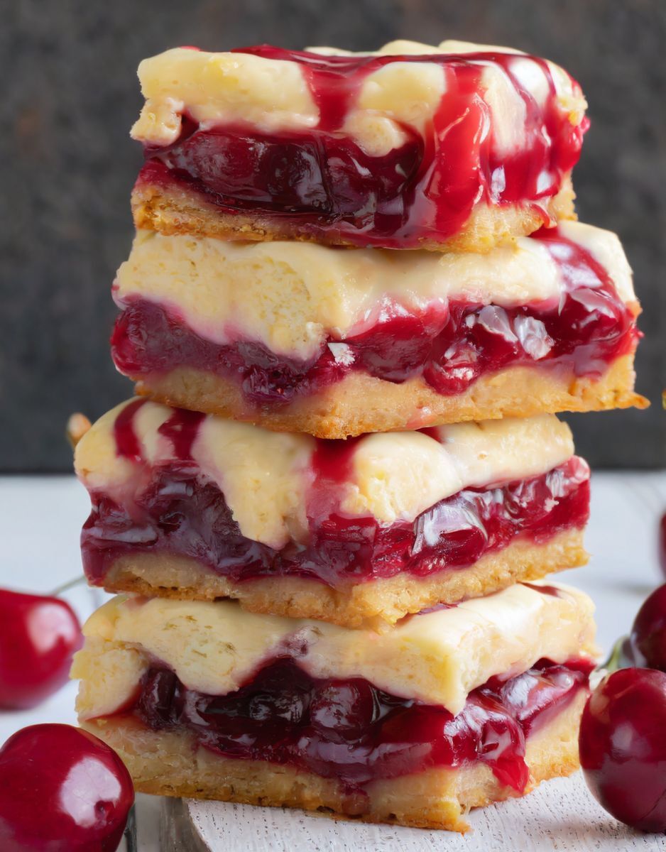 Christmas Cherry Bars