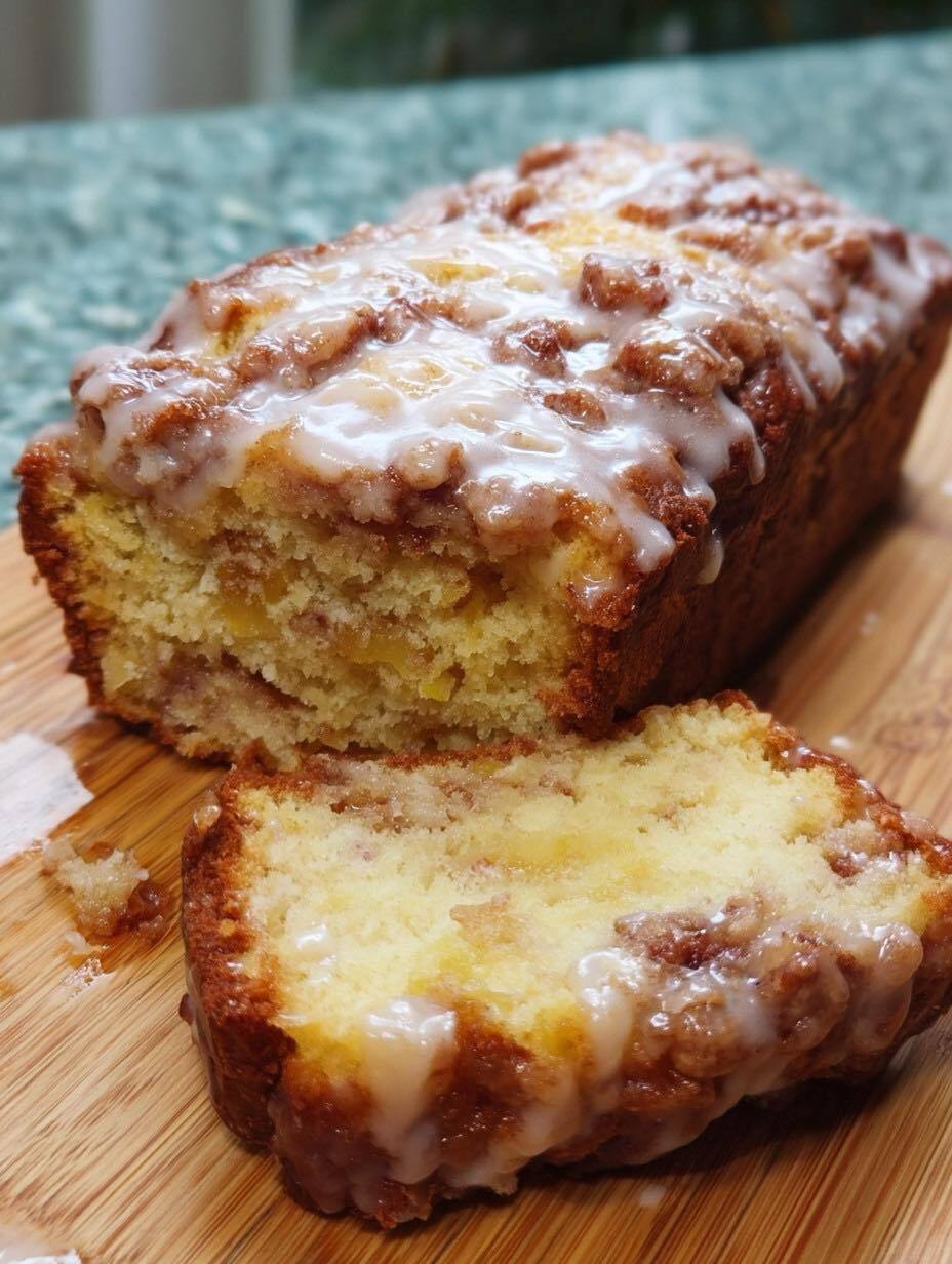 Cinnamon Swirl Apple Fritter Bread