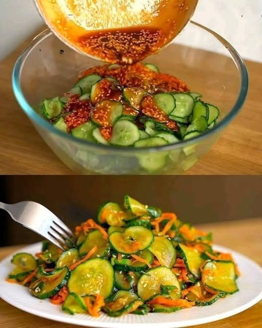 cucumber salad burns fat