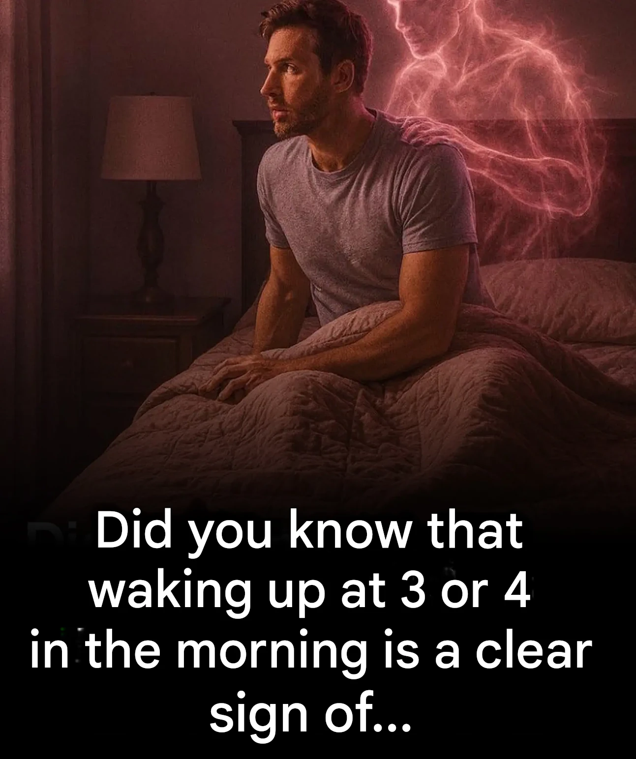 Waking up at 3 or 4 in the morning: here’s what it means