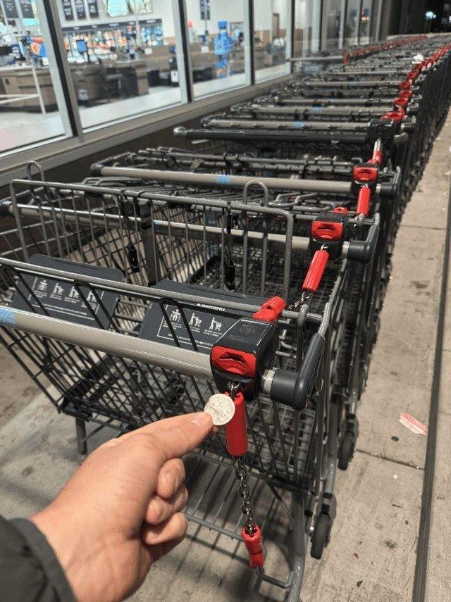 What’s the reason Aldi charges for shopping carts?