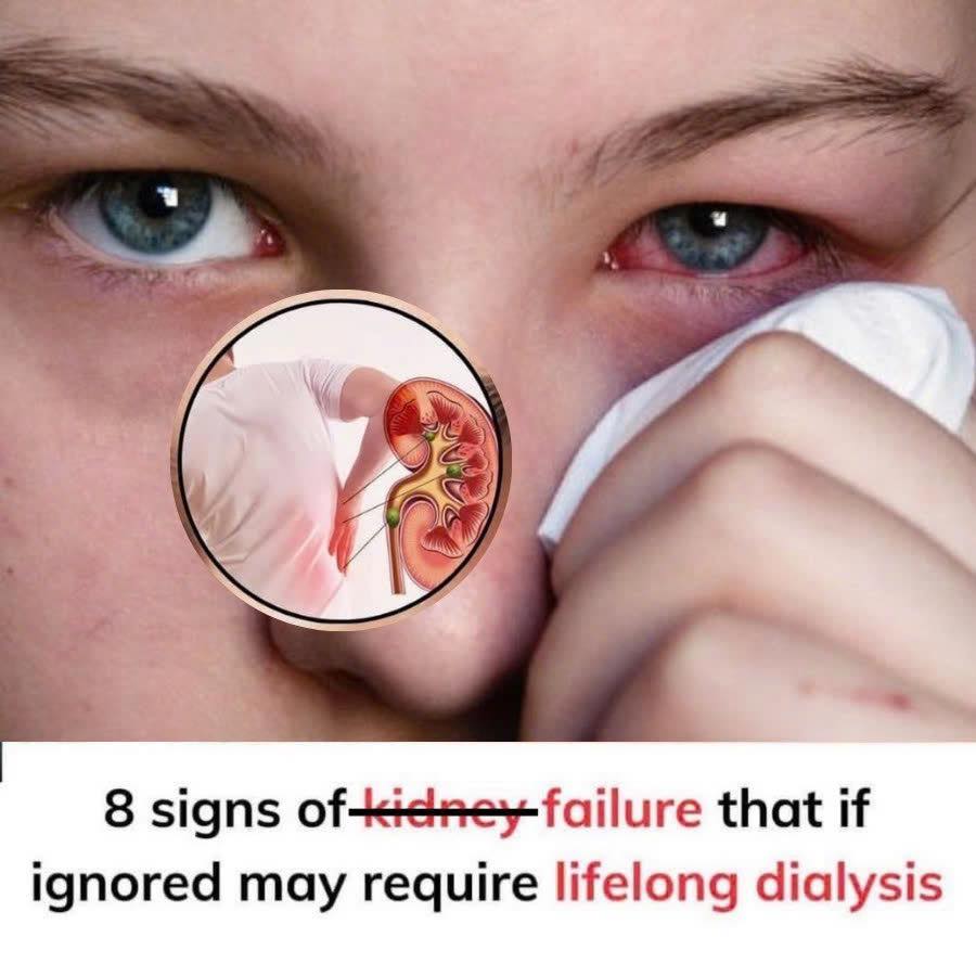 8 signs of kid.ney failure that if ignored may require lifelong dialysis