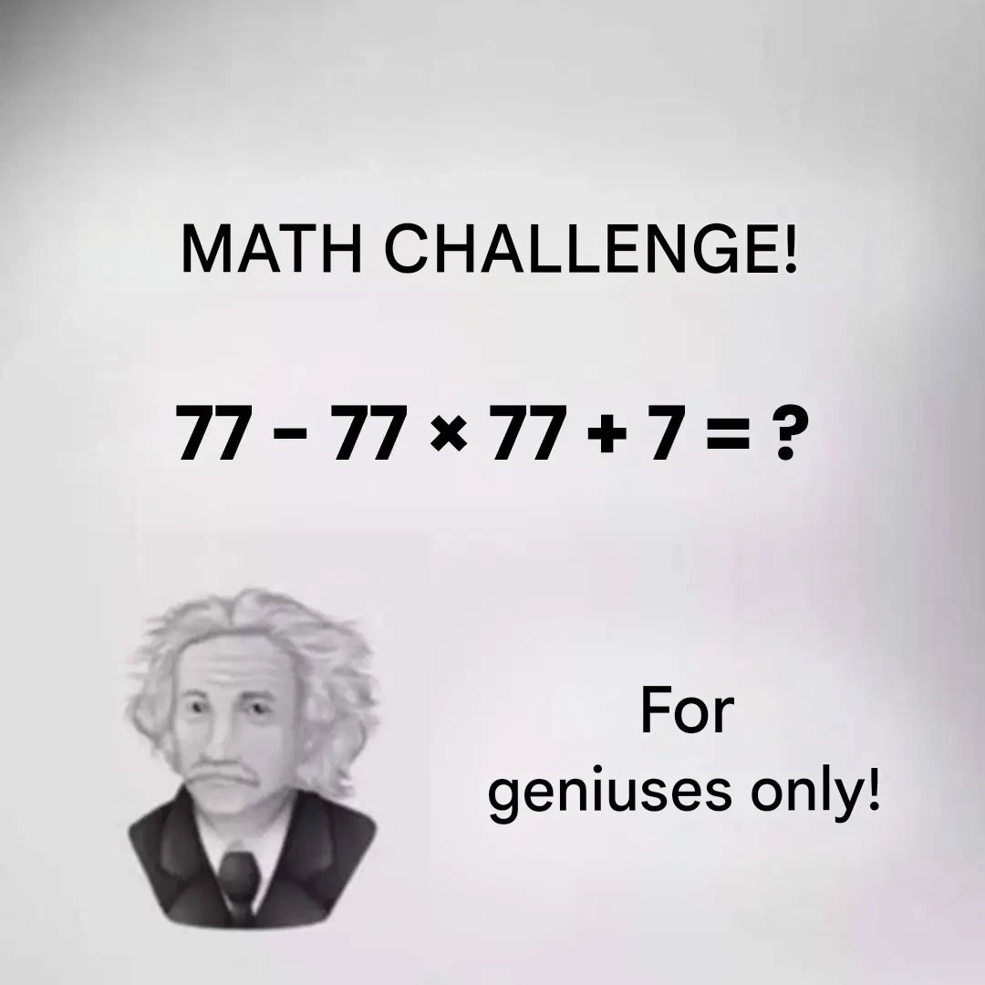 Can you solve this test without a calculator?