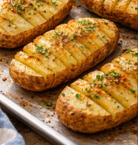 Scored Potatoes Recipe