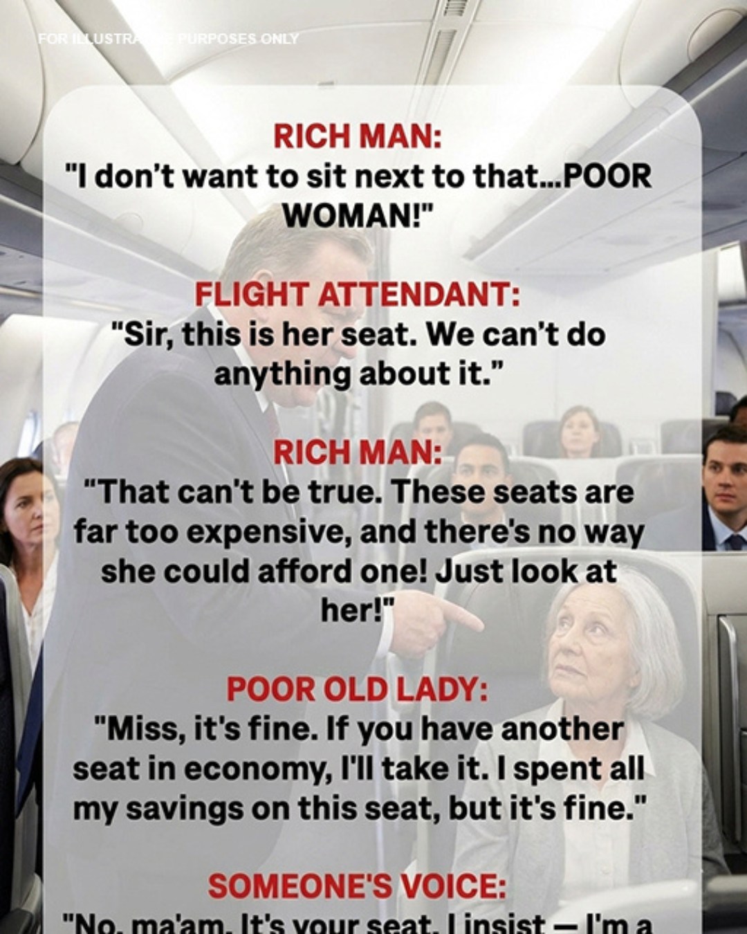 Business Class Passengers Looked Down on an Elderly Woman — Until the Pilot Spoke to Her at the End of the Flight