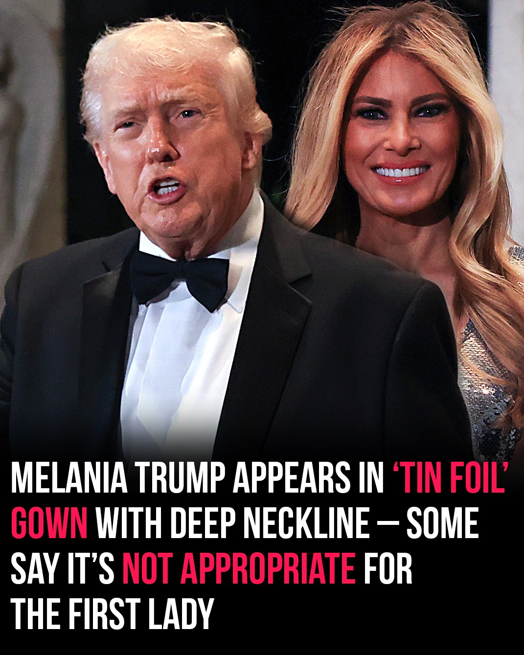 Melania Trump turned heads alongside husband Donald Trump at a dazzling event—her bold outfit sparked mixed reactions. 💃 Some commented, “Not exactly what I’d expect a First Lady to wear” 😳 PHOTOS ⬇️