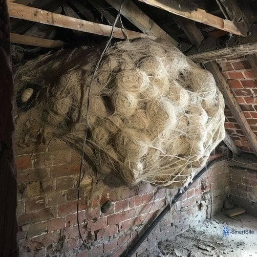 A man believed he found a nest of “hornets” in his attic, but was shocked when he discovered what was actually inside.