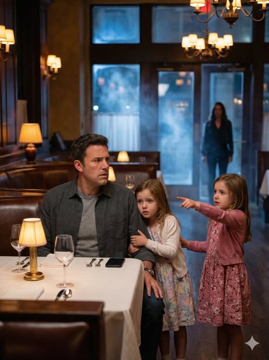 He Thought His Blind Date Had Stood Him Up — Until Two Twin Girls Ran In Crying for Help The Table That Stayed Empty Evan Parker sat alone at a small corner table inside Harbor Olive, a quiet Italian restaurant near the riverwalk. He checked his phone again. 7:11 p.m. The chair across from him remained untouched. Clean. Perfect. Almost mocking. The waiter had already offered water twice, bread more than once, and a polite smile that said everything without saying a word. Evan inhaled slowly and placed the phone face down. Three years had passed since his wife never came home from the hospital. Three years of learning how to cook for one child, how to sit through evenings without conversation, how to sleep beside silence. Maybe his sister-in-law had been right to push him into “getting back out there.” Or maybe this empty chair was the only ending the world still knew how to give him. He rested his forehead against his knuckles and thought about Leo, his six-year-old son, already asleep at his aunt’s apartment. Evan could still feel the weight of that small body curled against him during nightmares. Evan worked as a workplace safety consultant. He helped people prevent injuries, fix systems before they failed. But what had broken inside him was nowhere near bones or muscles. It lived deep in the chest, where absence kept breathing. Around him, the restaurant hummed with life. Couples laughing. Families sharing plates. Glasses clinking. Then the front door burst open. Two Small Voices Two little girls ran inside. They were twins, maybe eight years old. Matching floral dresses, hair tangled and wild, as if they had been running through more than just the streets. Their faces were wet with tears, but that wasn’t what made Evan’s stomach tighten. It was the dirt on their knees. The scratches on their arms. And the dark stain on one girl’s collar. Their eyes scanned the room like shipwreck survivors searching for land. Then they locked onto Evan. They ran straight to his table. “Are you… are you Evan?” one of them gasped. Evan stood so fast his chair scraped loudly against the floor. “Yes. Yes, that’s me. Are you okay? What happened? Where is your mom?” The other twin grabbed his arm with both hands. Her fingers pressed into his skin with a strength no child should need. “She was supposed to meet you here,” she cried. “But some men came to our house. They broke the door. They hurt her.” The first girl spoke over her, words tumbling out in panic. “She told us to run. To find you. We ran as fast as we could. We don’t know if she’s still breathing.” The restaurant fell silent. Plates. Voices. Music. Everything vanished, as if the world had muted itself. Evan knelt in front of them, his heart pounding hard enough to hurt. “Slow down. Breathe. What’s your mom’s name?” “Melissa Brooks,” the girl with the stained collar whispered. The name caught in Evan’s throat. Melissa. The woman he had been waiting for. The woman described as strong, kind, a devoted mother. The woman who hadn’t stood him up. She had been on the floor of her living room. “Where do you live?” Evan asked, already pulling out his phone. “Three blocks,” the other girl pointed with a shaking arm. “Maple Street. The house with the white fence. Please… please hurry.” “I’m coming with you.” And he ran. PART 2 IN C0MMENT 👇👇👇