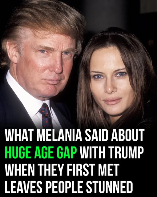 Melania Comments on Age Difference Between Her and Trump, Sparking Reactions