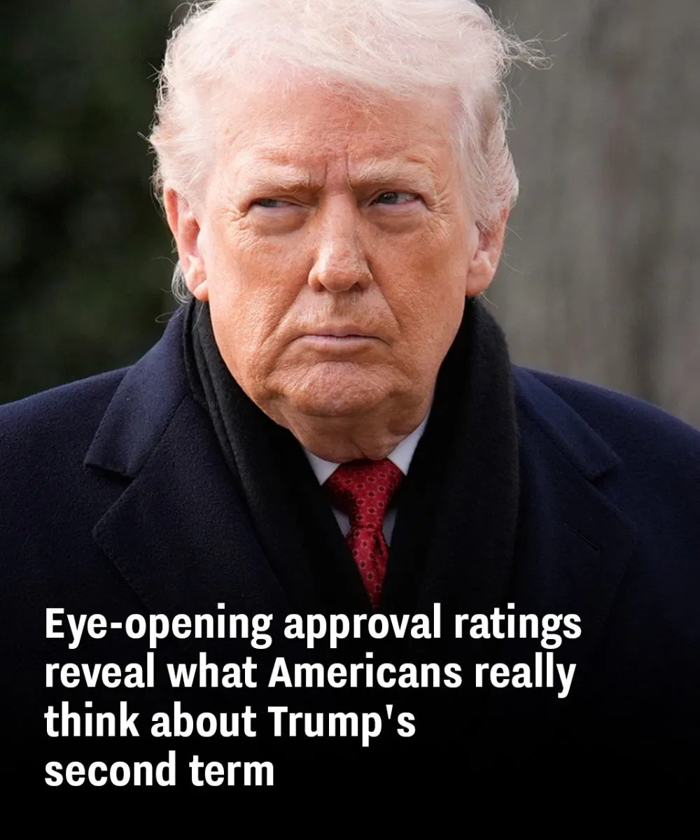 Eye-opening approval ratings reveal what Americans really think about Trump’s second term