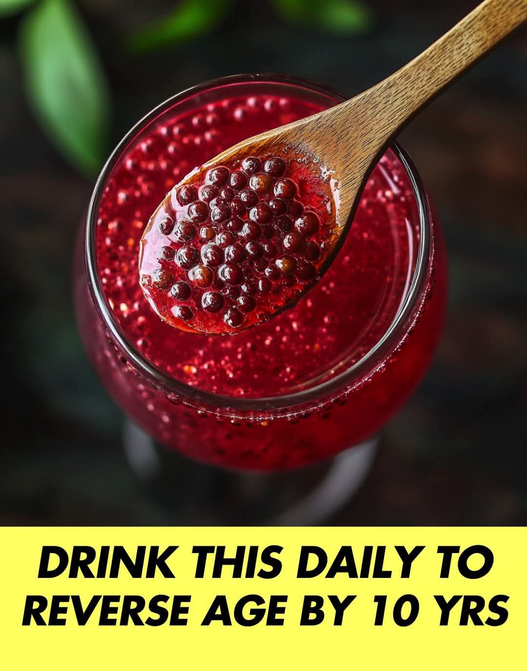 Anti-Aging Elixir: Pomegranate & Chia Youth Drink