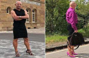 Straight, Married Father-Of-Three Says He’s Been Wearing Skirts And Heels To Work For Years