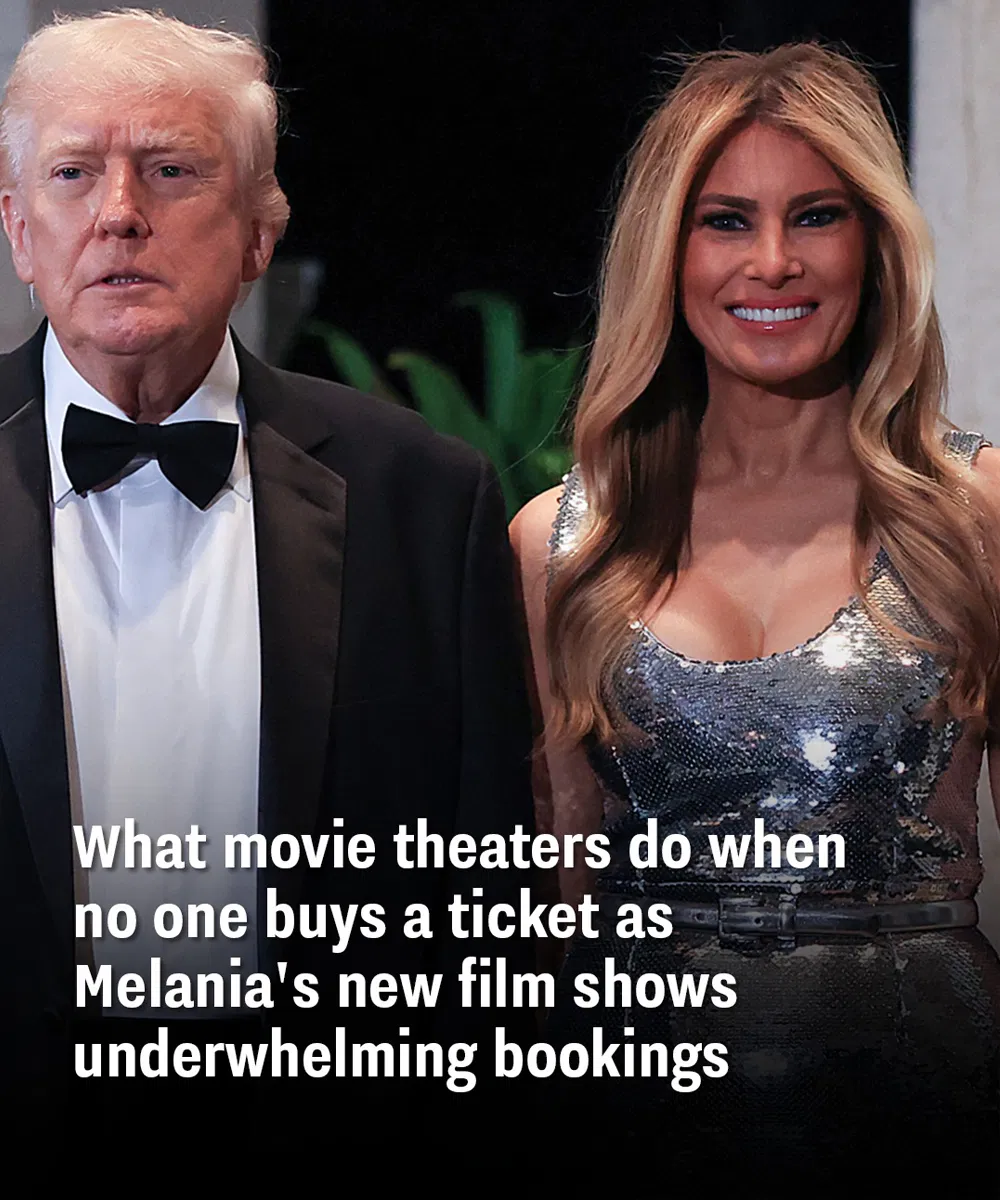 What movie theaters do when no one buys a ticket as Melania’s new film shows underwhelming bookings