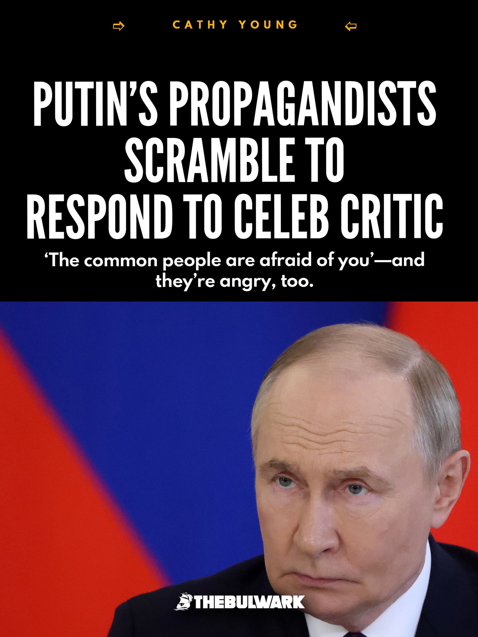 Putin’s Propagandists Scramble to Respond to Celeb Critic